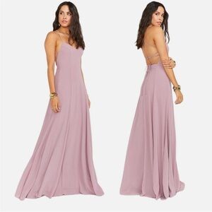 Show Me Your MuMu Satin Pink Dress Size